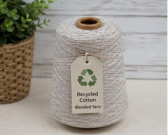 Recycled Cotton Blended Yarn — 1, manufactured by Jindal Yarns, Panipat