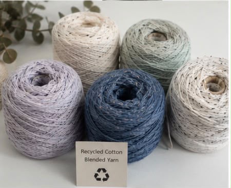 Recycled Cotton Blended Yarn — 17, manufactured by Jindal Yarns, Panipat