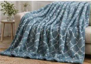 Flannel Blanket — 14, manufactured by Jindal Yarns, Panipat