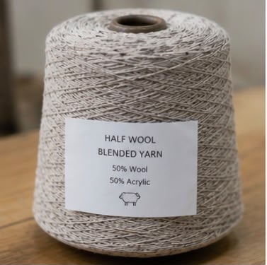Half Wool Yarn (50% Wool) — 1, manufactured by Jindal Yarns, Panipat