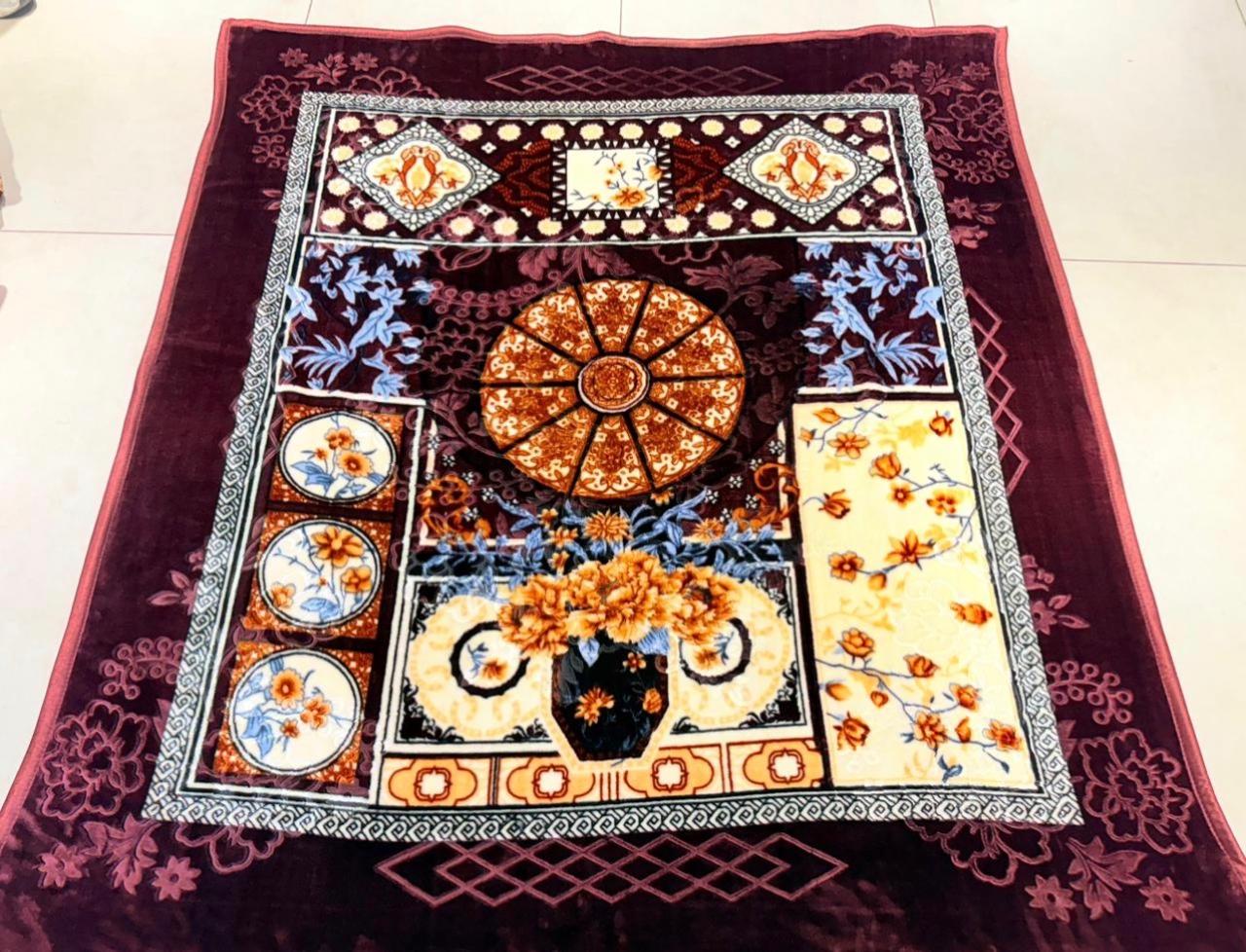 Mink Blanket — 34, manufactured by Jindal Yarns, Panipat