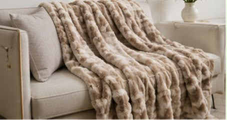 Rabbit Fur Blanket — 4, manufactured by Jindal Yarns, Panipat