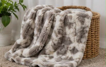 Rabbit Fur Blanket — 8, manufactured by Jindal Yarns, Panipat